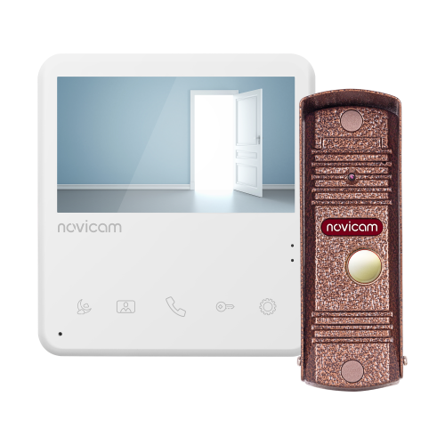 UNIT 4 KIT, комплект из 4" монитора и вызывной панели