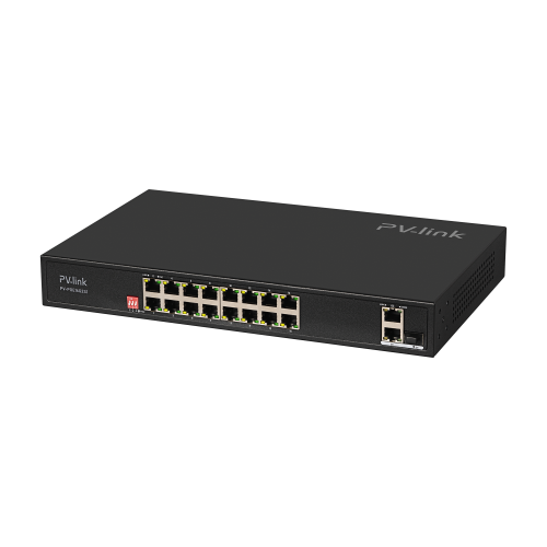 PV-POE16G2S1, 16xPoE 10/100 Мбит/с, 1xLAN/SFP 1 Гбит, 250Вт