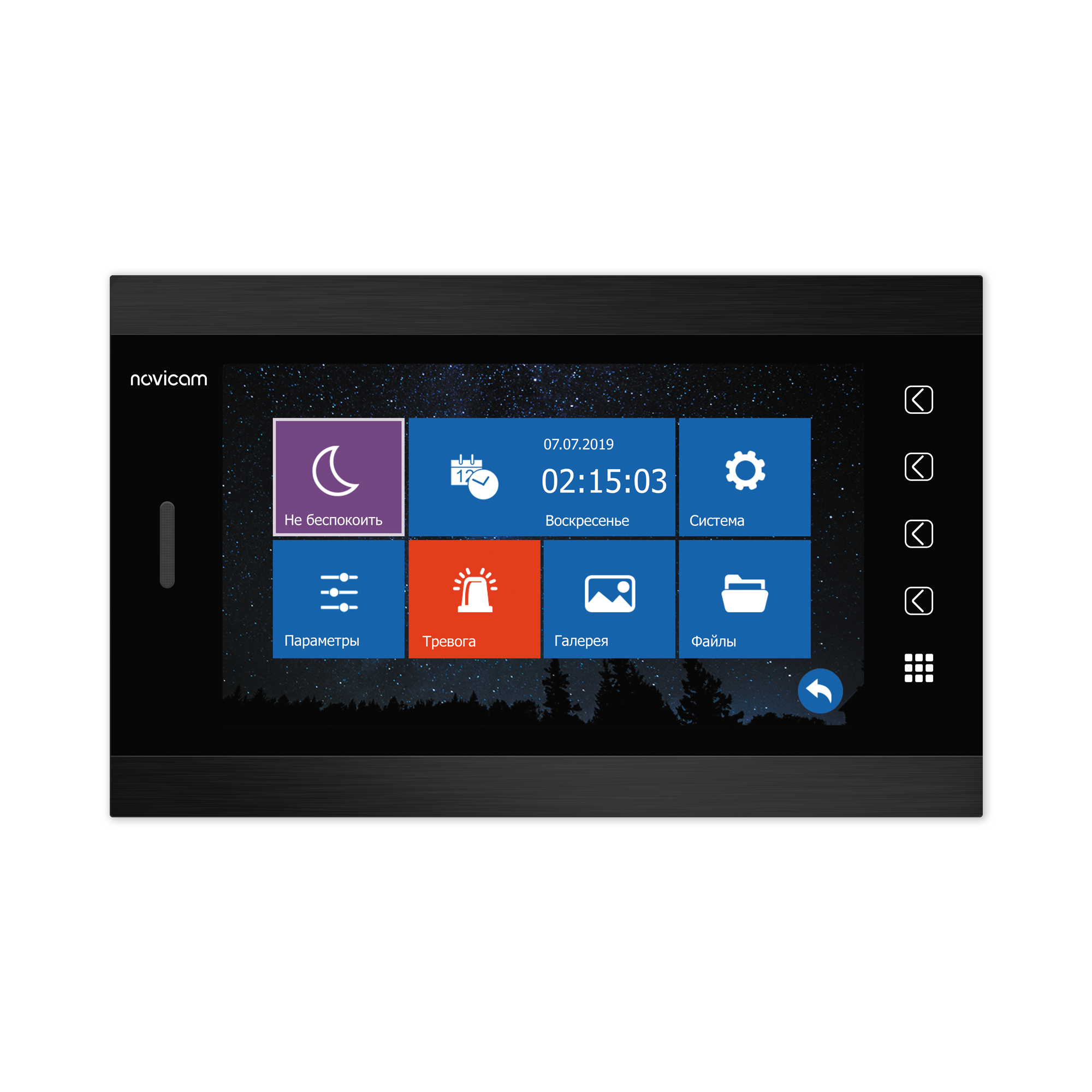 MAGIC 10 HD DARK, 10" монитор видеодомофона с записью