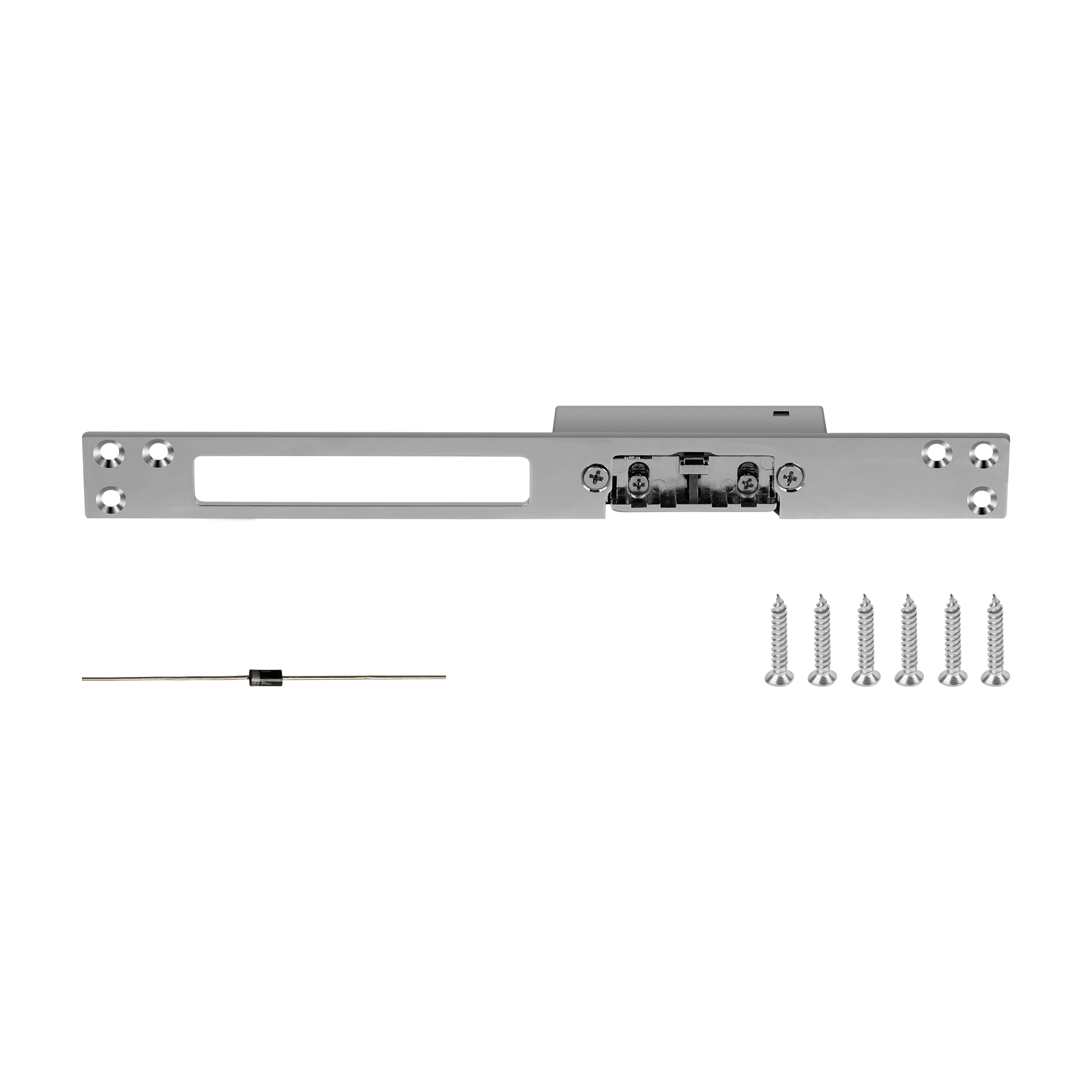 DL1LP NC, Н.З. электромеханическая защёлка с длинной планкой — изображение 4