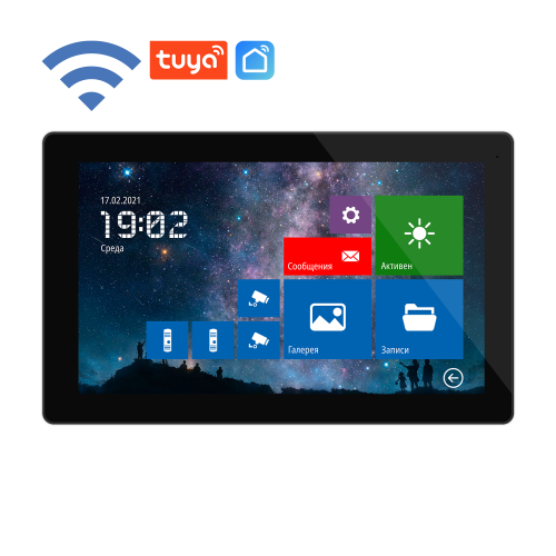 FREEDOM 10 FHD WIFI NIGHT, 10" сенсорный монитор видеодомофона с переадресацией на телефон