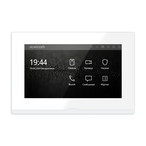 IMPULSE 7 IP WIFI WHITE, 7" IP монитор видеодомофона с WIFI