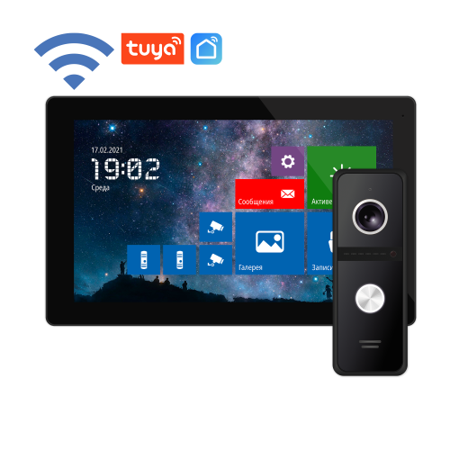 FREEDOM 10 FHD WIFI KIT NIGHT, комплект из 10" сенсорного монитора и вызывной панели