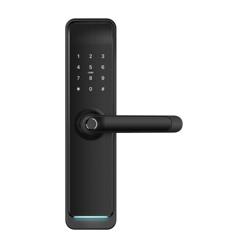 SMART FAST BLACK, электронный замок с кодонаборной панелью и считывателем отпечатков пальцев
