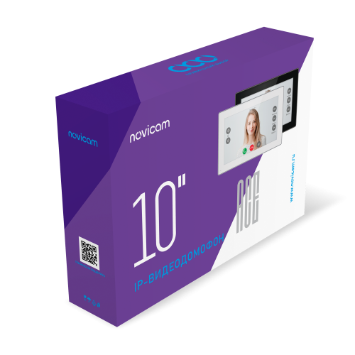 ACE 10 IP BLACK, 10" IP монитор видеодомофона с сенсорным экраном